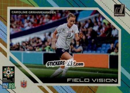 Sticker Caroline Graham Hansen - Donruss Soccer FIFA Women's World Cup 2023
 n. FV16 - Panini