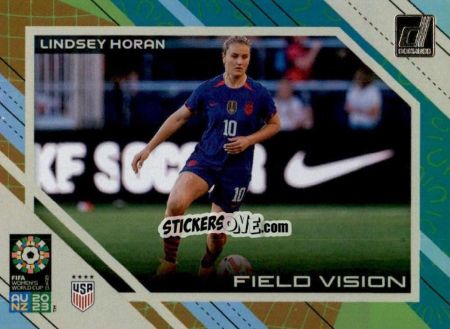 Cromo Lindsey Horan - Donruss Soccer FIFA Women's World Cup 2023
 n. FV25 - Panini