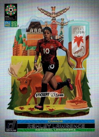 Sticker Ashley Lawrence - Donruss Soccer FIFA Women's World Cup 2023
 n. NL3 - Panini