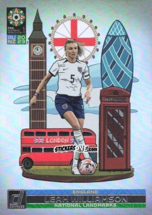 Figurina Leah Williamson - Donruss Soccer FIFA Women's World Cup 2023
 n. NL6 - Panini