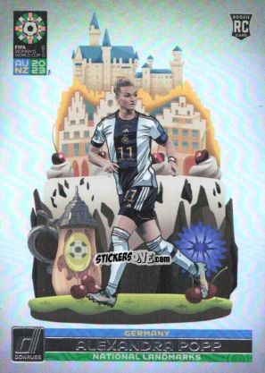 Sticker Alexandra Popp - Donruss Soccer FIFA Women's World Cup 2023
 n. NL8 - Panini