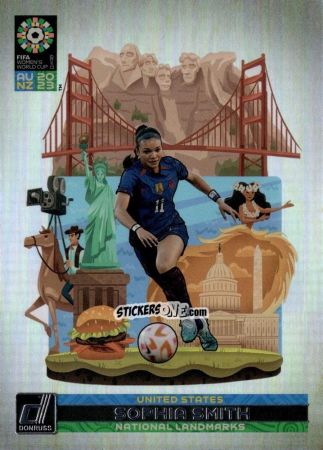 Sticker Sophia Smith - Donruss Soccer FIFA Women's World Cup 2023
 n. NL14 - Panini