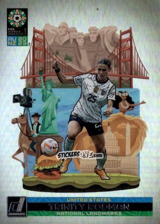 Figurina Trinity Rodman - Donruss Soccer FIFA Women's World Cup 2023
 n. NL15 - Panini