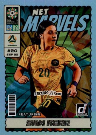 Figurina Sam Kerr - Donruss Soccer FIFA Women's World Cup 2023
 n. NM1 - Panini