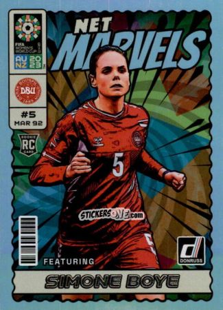 Sticker Simone Boye - Donruss Soccer FIFA Women's World Cup 2023
 n. NM5 - Panini