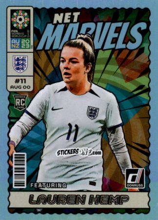 Sticker Lauren Hemp - Donruss Soccer FIFA Women's World Cup 2023
 n. NM6 - Panini