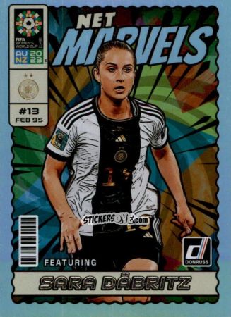 Sticker Sara Daebritz - Donruss Soccer FIFA Women's World Cup 2023
 n. NM11 - Panini