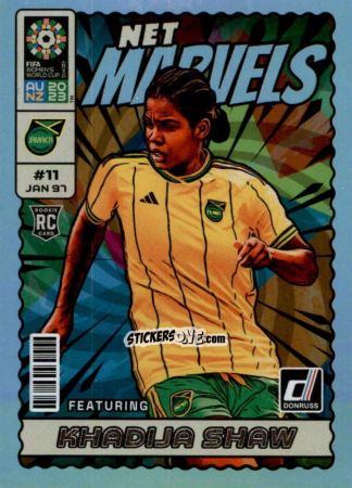 Sticker Khadija Shaw - Donruss Soccer FIFA Women's World Cup 2023
 n. NM13 - Panini
