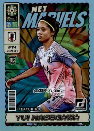 Sticker Yui Hasegawa - Donruss Soccer FIFA Women's World Cup 2023
 n. NM14 - Panini