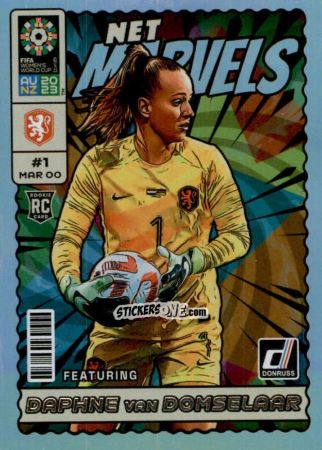 Sticker Daphne van Domselaar - Donruss Soccer FIFA Women's World Cup 2023
 n. NM15 - Panini