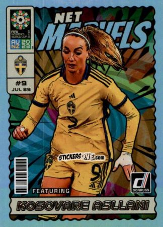 Cromo Kosovare Asllani - Donruss Soccer FIFA Women's World Cup 2023
 n. NM21 - Panini