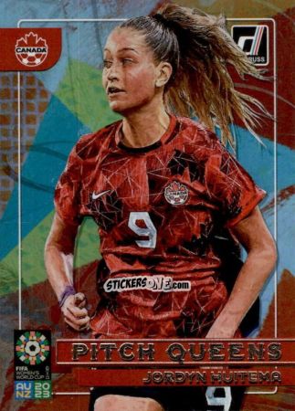 Sticker Jordyn Huitema - Donruss Soccer FIFA Women's World Cup 2023
 n. PQ4 - Panini