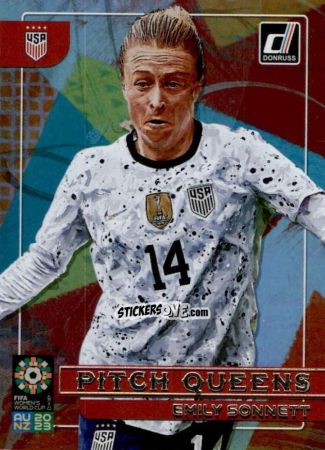 Cromo Emily Sonnett - Donruss Soccer FIFA Women's World Cup 2023
 n. PQ25 - Panini