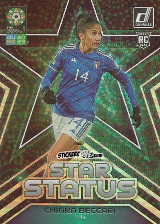 Figurina Chiara Beccari - Donruss Soccer FIFA Women's World Cup 2023
 n. SS13 - Panini