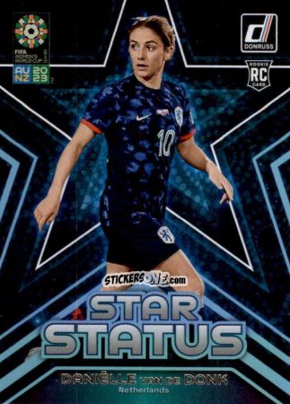 Sticker Danielle van de Donk - Donruss Soccer FIFA Women's World Cup 2023
 n. SS15 - Panini