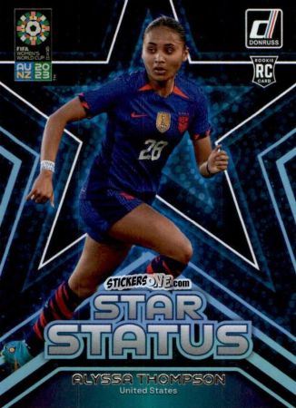 Figurina Alyssa Thompson - Donruss Soccer FIFA Women's World Cup 2023
 n. SS22 - Panini
