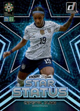 Cromo Crystal Dunn - Donruss Soccer FIFA Women's World Cup 2023
 n. SS23 - Panini