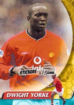 Sticker Dwight Yorke - Manchester United 2000-2001
 n. 18 - Futera