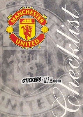 Sticker Checklist - Manchester United 2000-2001
 n. 20 - Futera