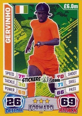 Cromo Gervinho - Match Attax World Stars 2014 - Topps