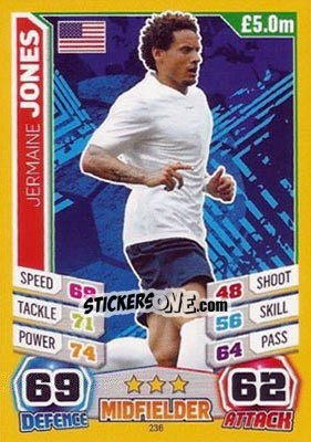 Cromo Jermaine Jones - Match Attax World Stars 2014 - Topps