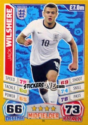 Figurina Jack Wilshere - Match Attax World Stars 2014 - Topps