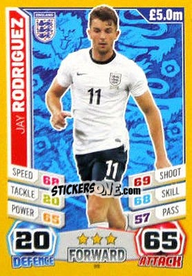 Sticker Jay Rodriguez - Match Attax World Stars 2014 - Topps