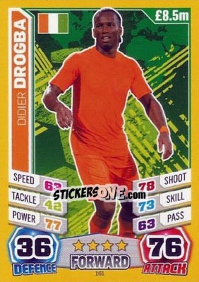 Cromo Didier Drogba - Match Attax World Stars 2014 - Topps