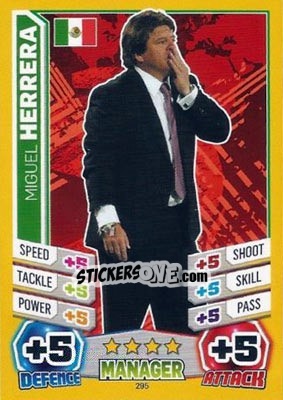 Cromo Miguel Herrera - Match Attax World Stars 2014 - Topps