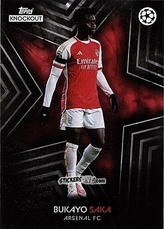 Cromo Bukayo Saka - UEFA Champions League Knockout 2023-2024
 n. 1 - Topps