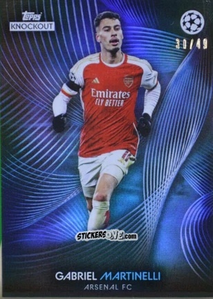 Cromo Gabriel Martinelli - UEFA Champions League Knockout 2023-2024
 n. 4 - Topps