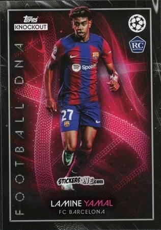 Figurina Lamine Yamal - UEFA Champions League Knockout 2023-2024
 n. 19 - Topps