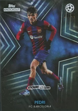 Sticker Pedri - UEFA Champions League Knockout 2023-2024
 n. 20 - Topps