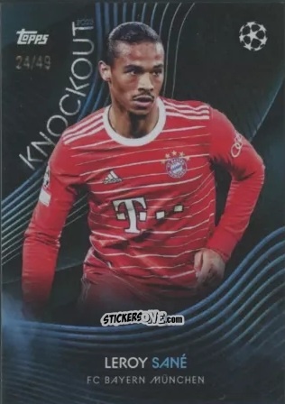 Figurina Leroy Sané - UEFA Champions League Knockout 2023-2024
 n. 24 - Topps