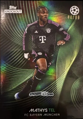 Sticker Mathys Tel - UEFA Champions League Knockout 2023-2024
 n. 25 - Topps