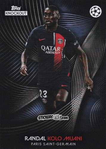 Figurina Randal Kolo Muani - UEFA Champions League Knockout 2023-2024
 n. 49 - Topps