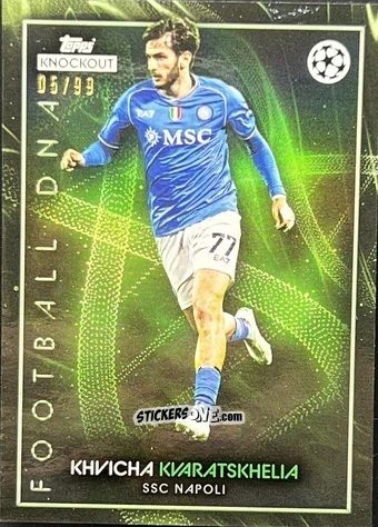 Cromo Khvicha Kvaratskhelia - UEFA Champions League Knockout 2023-2024
 n. 78 - Topps