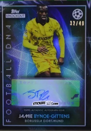 Figurina Jamie Bynoe-Gittens - UEFA Champions League Knockout 2023-2024
 n. A4bu - Topps