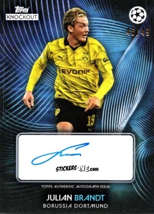 Figurina Julian Brandt - UEFA Champions League Knockout 2023-2024
 n. A5bu - Topps