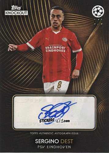 Figurina Sergino Dest - UEFA Champions League Knockout 2023-2024
 n. A27g - Topps