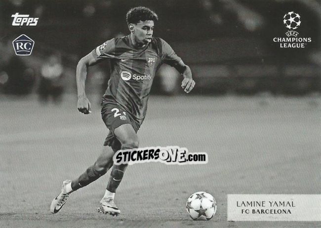 Sticker Lamine Yamal - Simplicidad UEFA Club Competitions 2023-2024 n. SS6 - Topps
