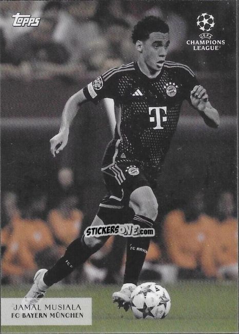 Cromo Jamal Musiala - Simplicidad UEFA Club Competitions 2023-2024 n. IS9 - Topps