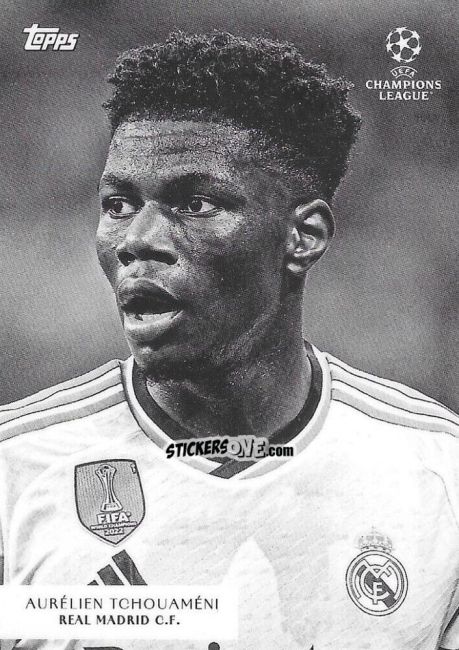 Cromo Aurélien Tchouaméni - Simplicidad UEFA Club Competitions 2023-2024 n. PO6 - Topps