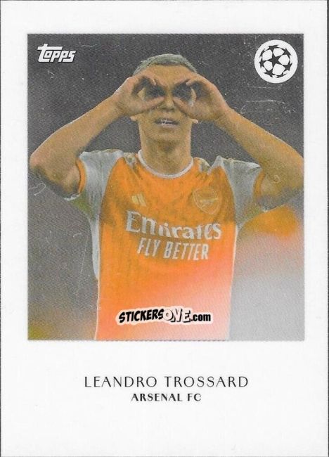 Cromo Leandro Trossard - Simplicidad UEFA Club Competitions 2023-2024 n. PL6 - Topps