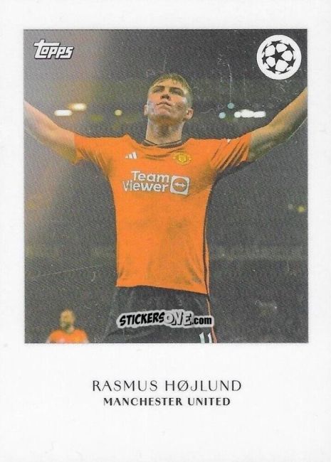 Cromo Rasmus Højlund - Simplicidad UEFA Club Competitions 2023-2024 n. PL8 - Topps