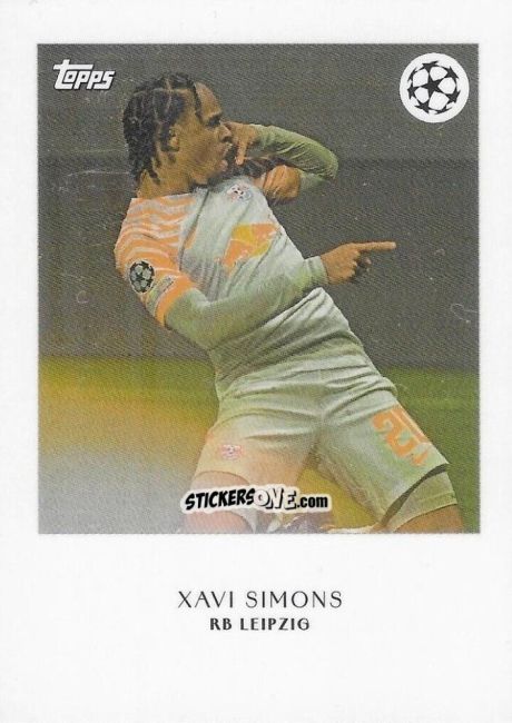 Cromo Xavi Simons - Simplicidad UEFA Club Competitions 2023-2024 n. PL9 - Topps