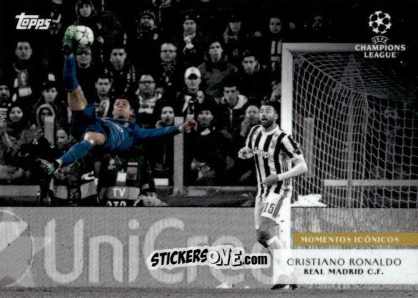 Sticker Cristiano Ronaldo - Simplicidad UEFA Club Competitions 2023-2024 n. MI1 - Topps