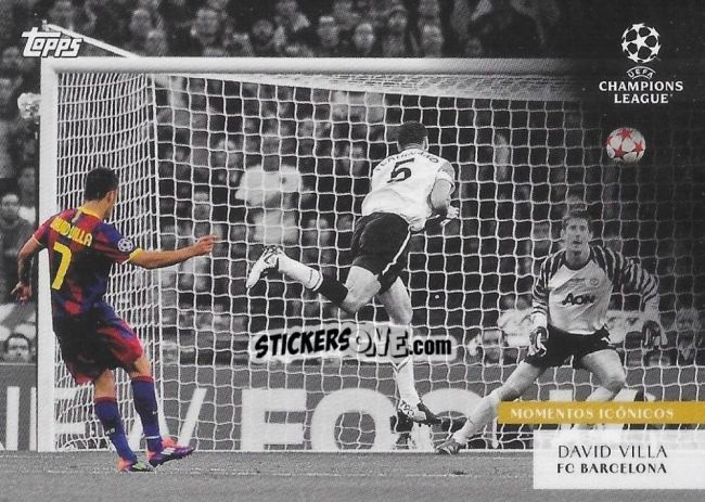 Cromo David Villa - Simplicidad UEFA Club Competitions 2023-2024 n. MI4 - Topps