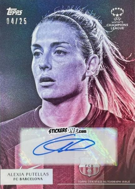 Figurina Alexia Putellas - Simplicidad UEFA Club Competitions 2023-2024 n. AC30 - Topps
