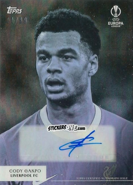 Cromo Cody Gakpo - Simplicidad UEFA Club Competitions 2023-2024 n. AC33 - Topps